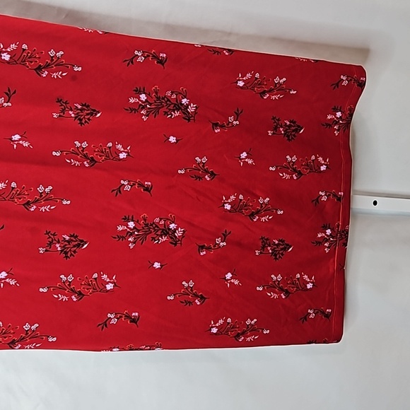 Red Floral Sleeveless Size XXL - Picture 4 of 8